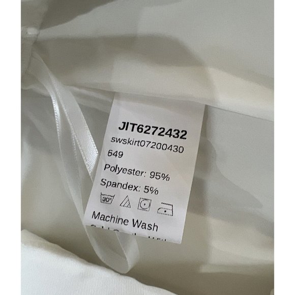 Shein Pleated Skirt ~ Size Medium ~ Ivory~ Lined - Picture 4 of 6